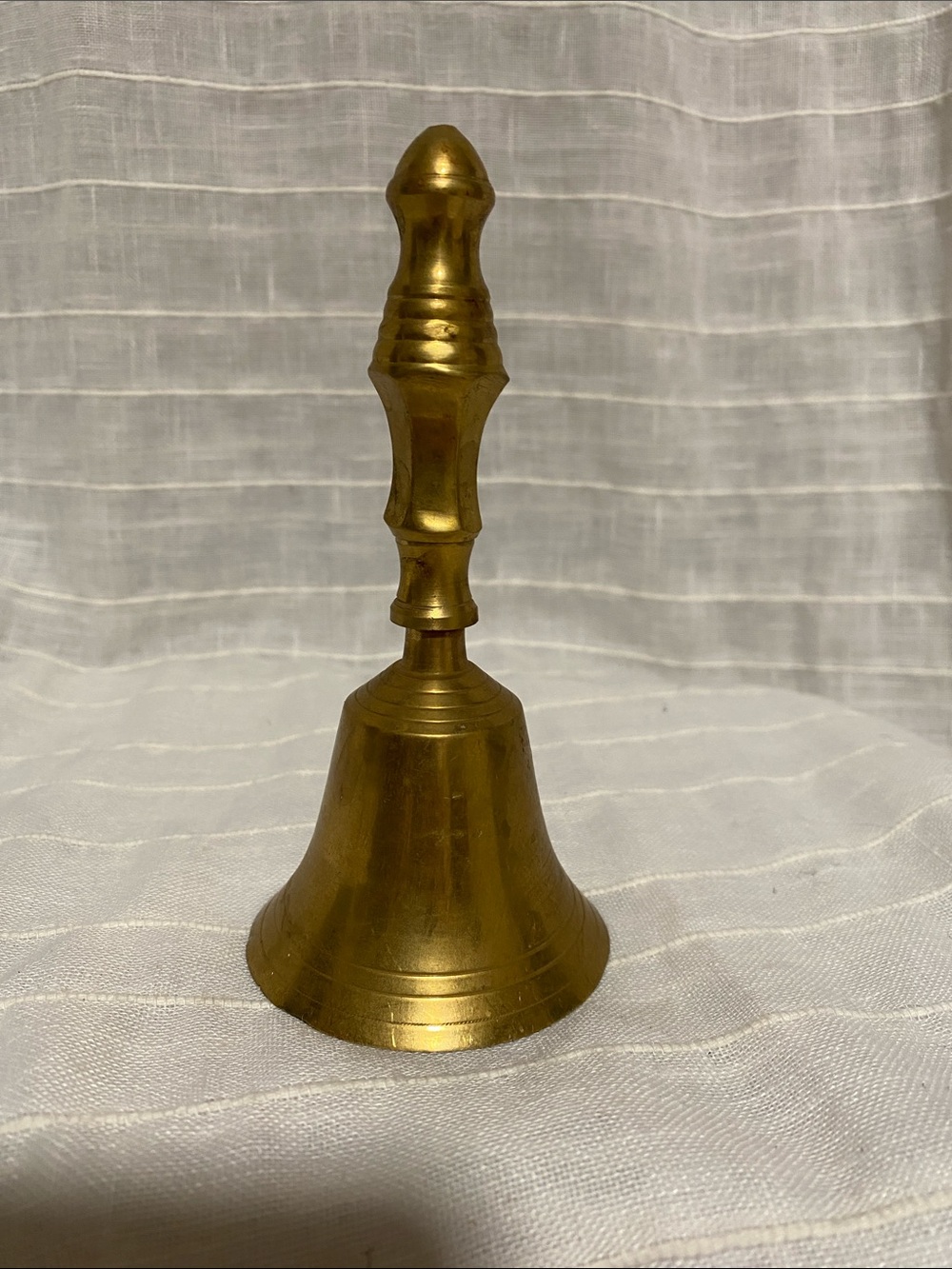 Stanley Brass Hand Bell in Gold Finish